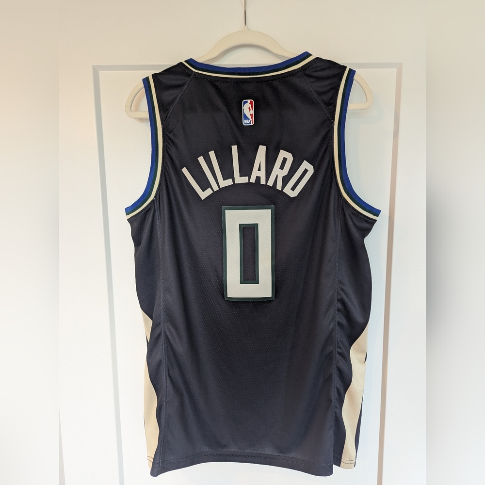 Damian Lillard Black Milwaukee Bucks Swingman Jersey